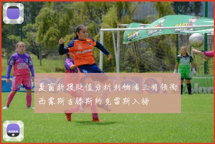 夏窗新援贬值分析利物浦三将领衔西蒙斯吉滕斯约克雷斯入榜